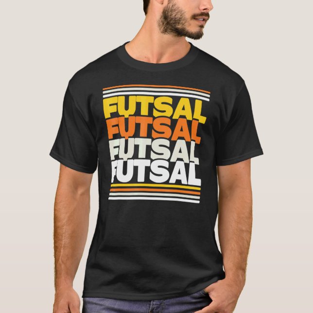 Futsal Team Soocer Indoor Goalkeeper T-Shirt (Front)