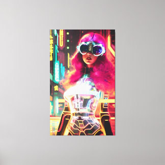 Futura City Dreamers - Ken Gauge Art Canvas Print