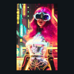 Futura City Dreamers - Ken Gauge Art Poster<br><div class="desc">Futura City Dreamers.  2024,  Ken Gauge.  Digital art: pop surrealism.</div>