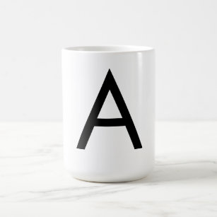 Futura Font Alphabet Coffee Mug