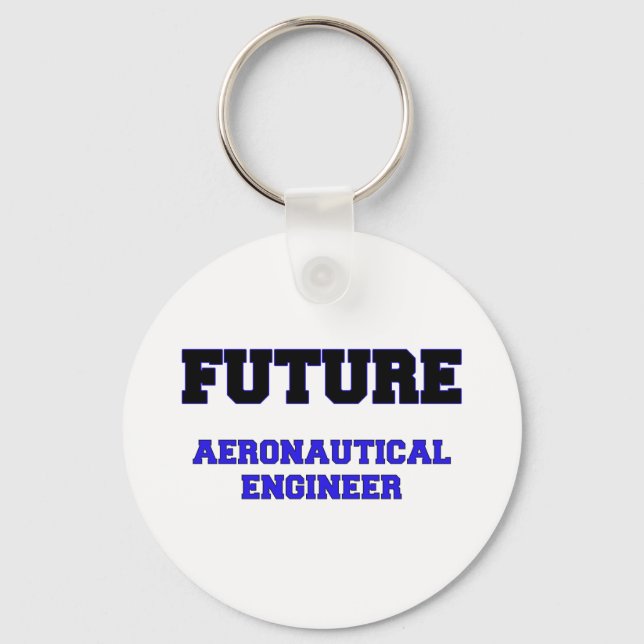 Future Aeronautical Engineer Key Ring (Front)