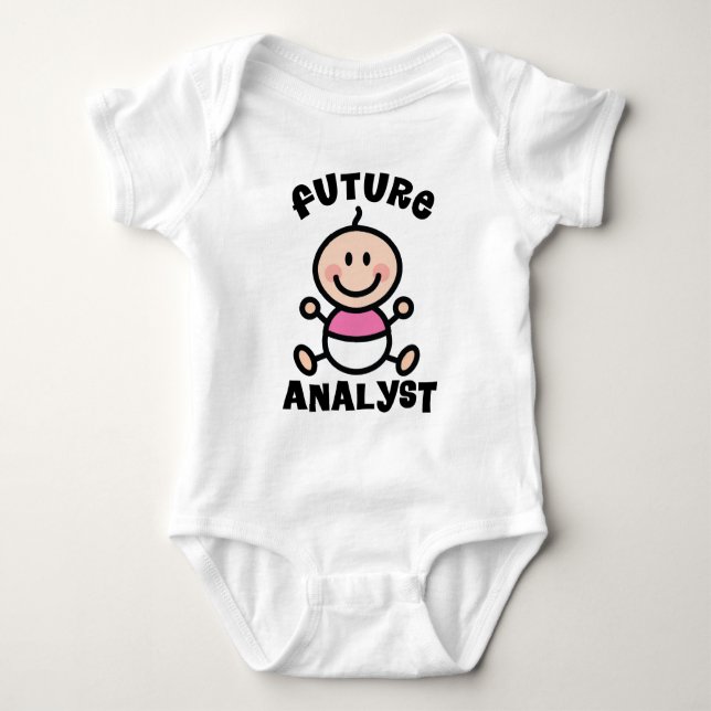Future Analyst Baby Gift Baby Bodysuit (Front)