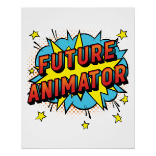 Future Animator Animation Motion Graphics Poster
