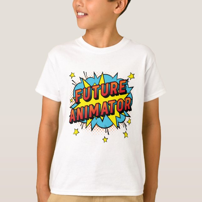 Future Animator Animation Motion Graphics T-Shirt (Front)