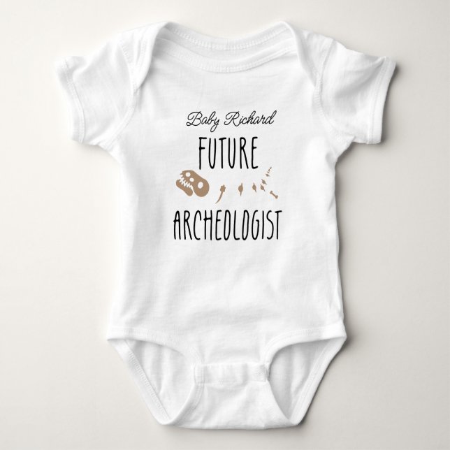 Future Archaeologist - Archaeology - Archaeologica Baby Bodysuit (Front)