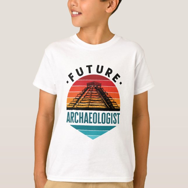 Future Archaeologist Archaeology Student T-Shirt (Front)