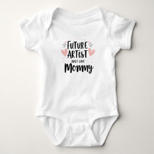 Future artist just like mummy baby bodysuit