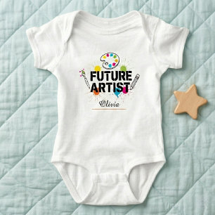 Future Artist  Personalized Baby Bodysuit