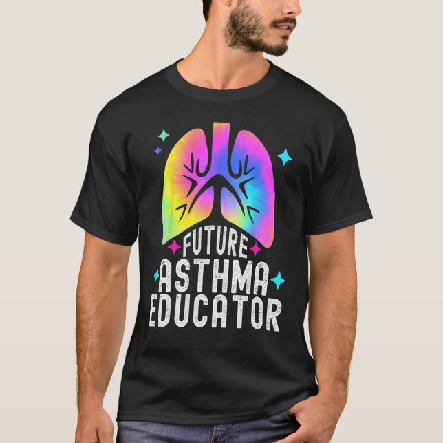 Future Asthma Educator Specialist AE C Tie Dye Lun T-Shirt (Front)