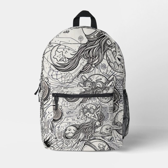 Future Astronaut Cosmic Streetwear Backpack (Front)