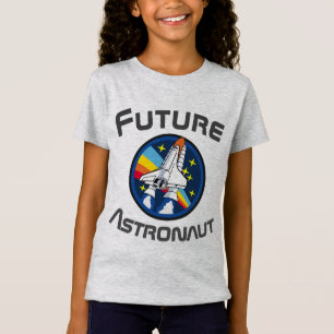 Future Astronaut, Girl Power STEM, blue T-Shirt