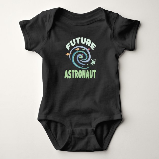 Future Astronaut Kids Baby Bodysuit (Front)