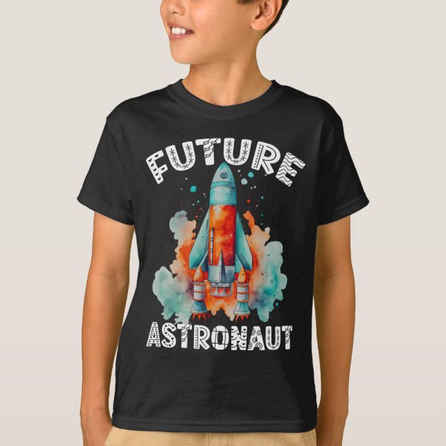 Future Astronaut Kids Boy T-Shirt (Front)