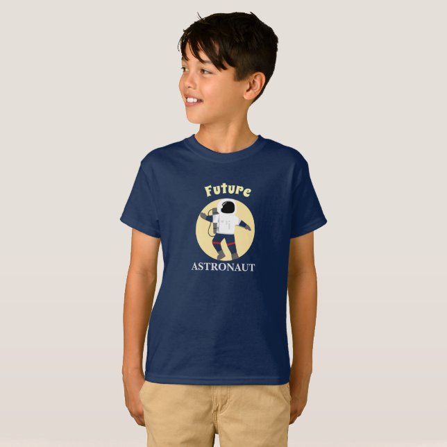 Future Astronaut Kids T-Shirt | Space Explorer Typ (Front Full)