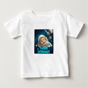 Future Astronaut Space Baby T-Shirt Design
