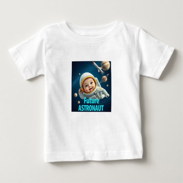 Future Astronaut Space Baby T-Shirt Design (Front)