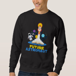 Future Astronaut Space Rocket Nebula Telescope Spa Sweatshirt