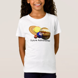 Future Astronomer with Solar System T-Shirt