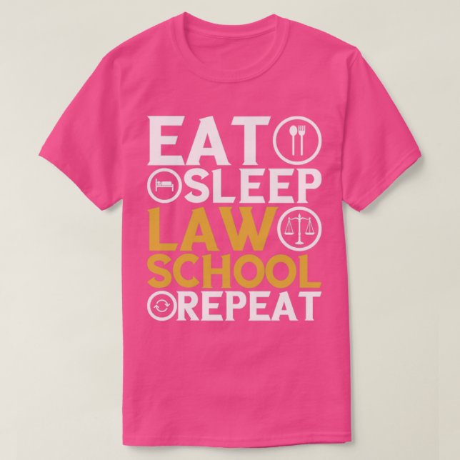 Future Attorney Law School Funny Law Student Lawye T-Shirt (Design Front)