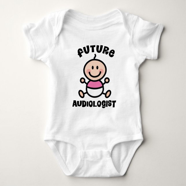 Future Audiologist Baby Gift Baby Bodysuit (Front)