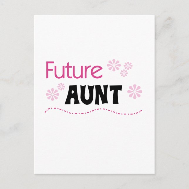 Future Aunt Tshirts and Gifts Postcard (Front)