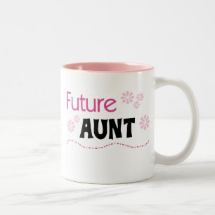 Future Aunt Tshirts and Gifts Two-Tone Coffee Mug