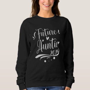 Future Auntie 2024 Pregnancy Announcement 2024 Hea Sweatshirt