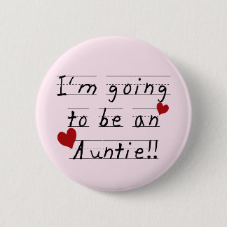 Future Auntie Kid Print Tshirts and Gifts 6 Cm Round Badge