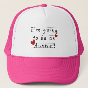 Future Auntie Kid Print Tshirts and Gifts Trucker Hat