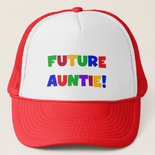 Future Auntie-Primary Colours Tshirts and Gifts Trucker Hat