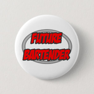 Future Bartender 6 Cm Round Badge