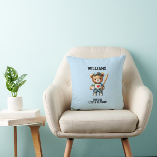 Future Baseball Player Teddy Bear Cushion