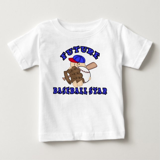 Future Baseball Star Baby T-Shirt (Front)