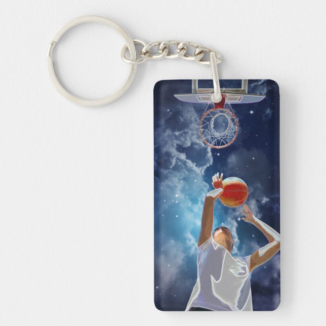 Future Basketball All-Star Drawstring Bag Key Ring (Front)