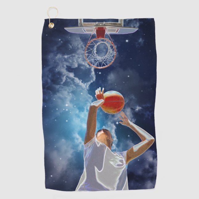 Future Basketball All-Star Golf Towel (Front)