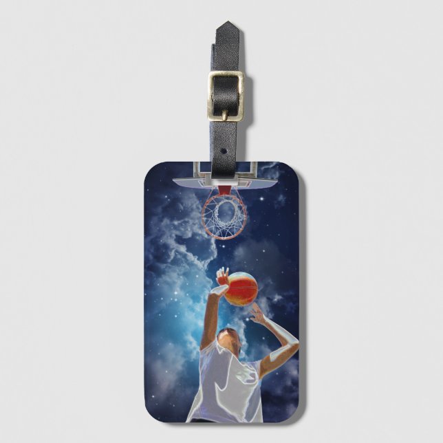 Future Basketball All-Star Luggage Tag (Front Vertical)