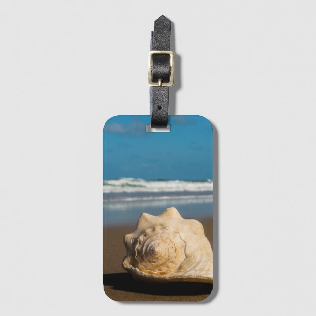 Future Beach Luggage Tag (Front Vertical)