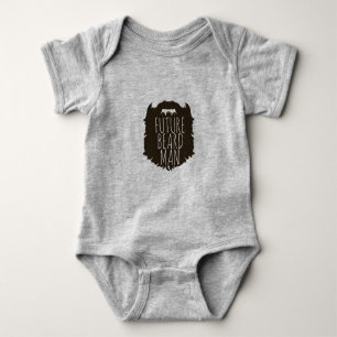 FUTURE BEARD MAN BESTSELLING HIPSTER BABY SHOWER BABY BODYSUIT