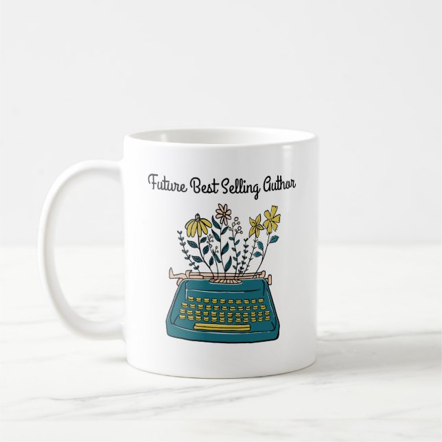 Future Best Selling Author Career Coffee Mug (Left)