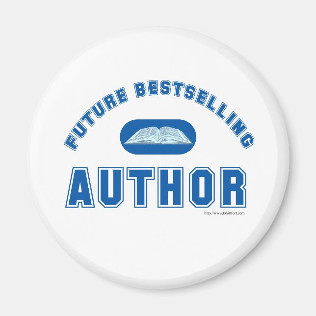 Future Bestselling Cool Author Statement  Magnet (Front)