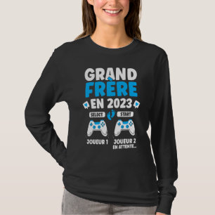 Future Big Brother Gamer Gift Announcement Pregnan T-Shirt