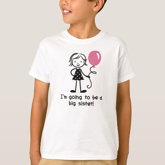 Future big sister t-shirts for girls (Front)