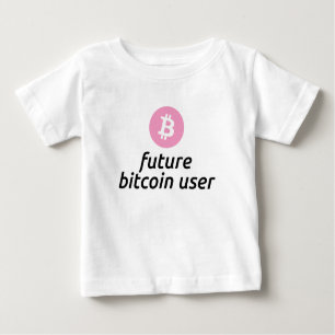 Future Bitcoin User Shirt for a Girl