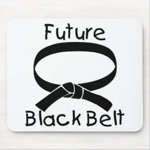 Future Black Belt Mouse Pad