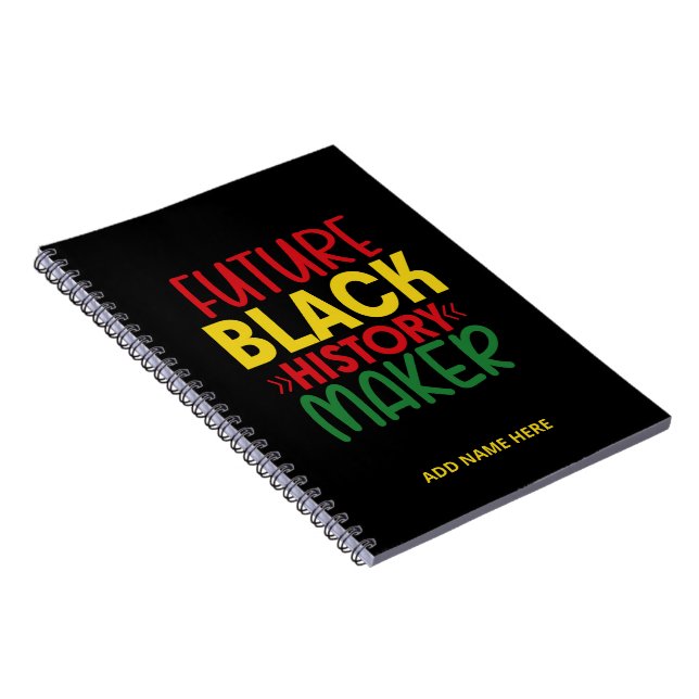 Future Black History Maker Notebook (Right Side)