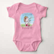 Future Bloom Baby girl bodysuit