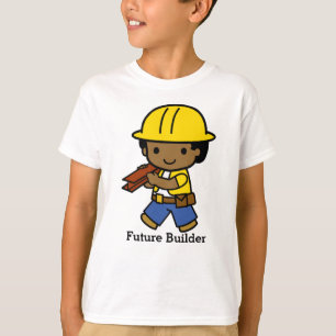 Future Builder in Yellow Hard Hat T-Shirt
