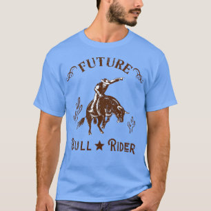 Future Bull Rider Cowboy Western Men T-Shirt