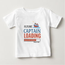 Future Captain Loading Cute Funny Personalised
