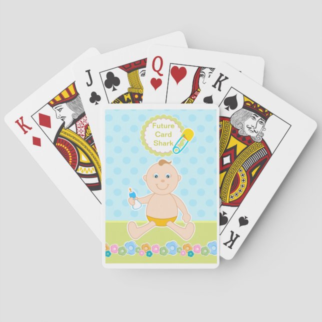 Future card shark playing cards. (Back)